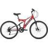Велосипед 26' двухподвес FOXX FREELANDER красный, диск, 18' 26SFD.FREELD.18RD0
